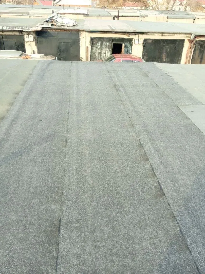 Ремонт наплавляемой кровли гаража в Красноярске — объект №20, бригада Дениса Краснова
