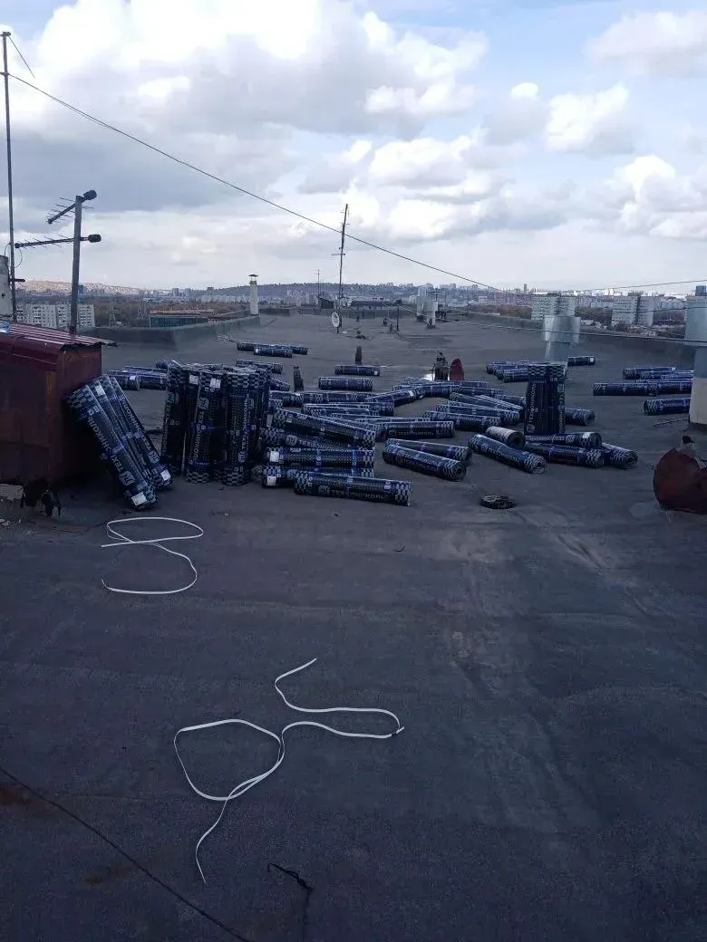 Ремонт наплавляемой кровли гаража в Красноярске — объект №26, бригада Дениса Краснова