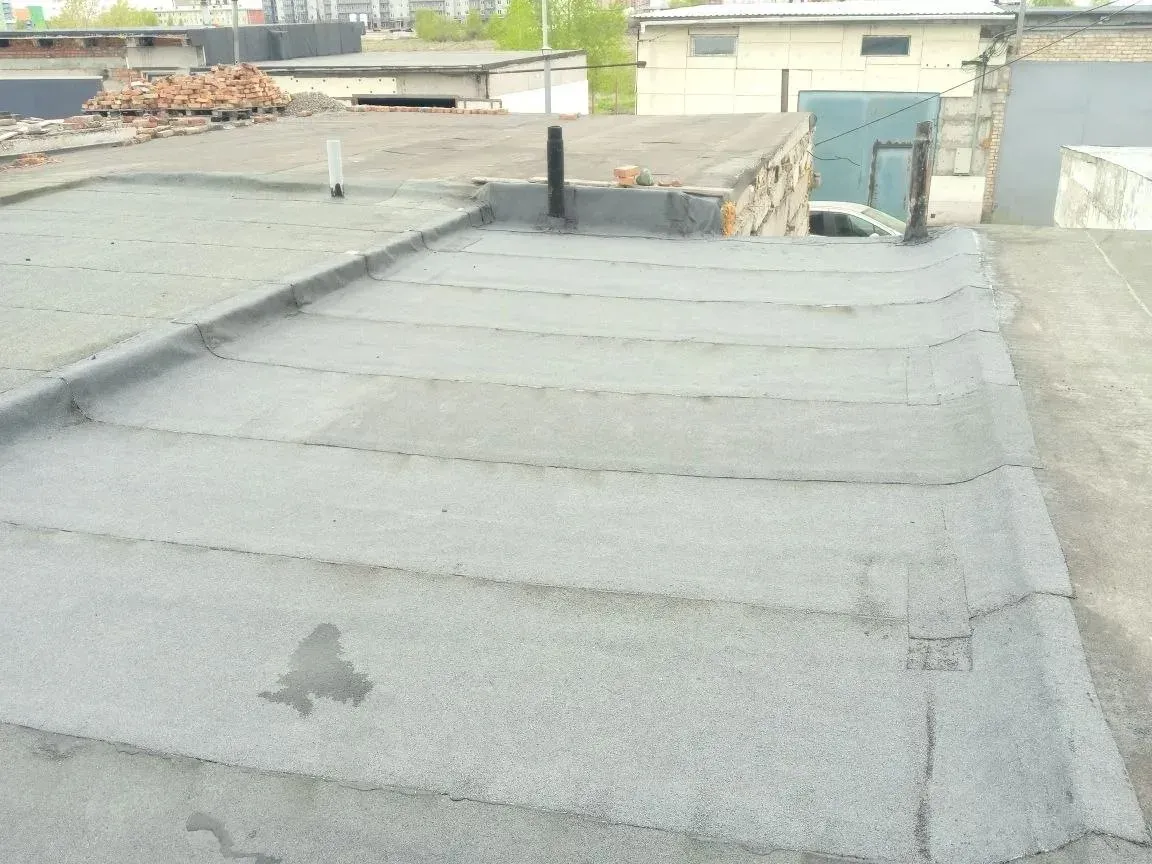 Подготовка основания перед наплавлением кровельного покрытия