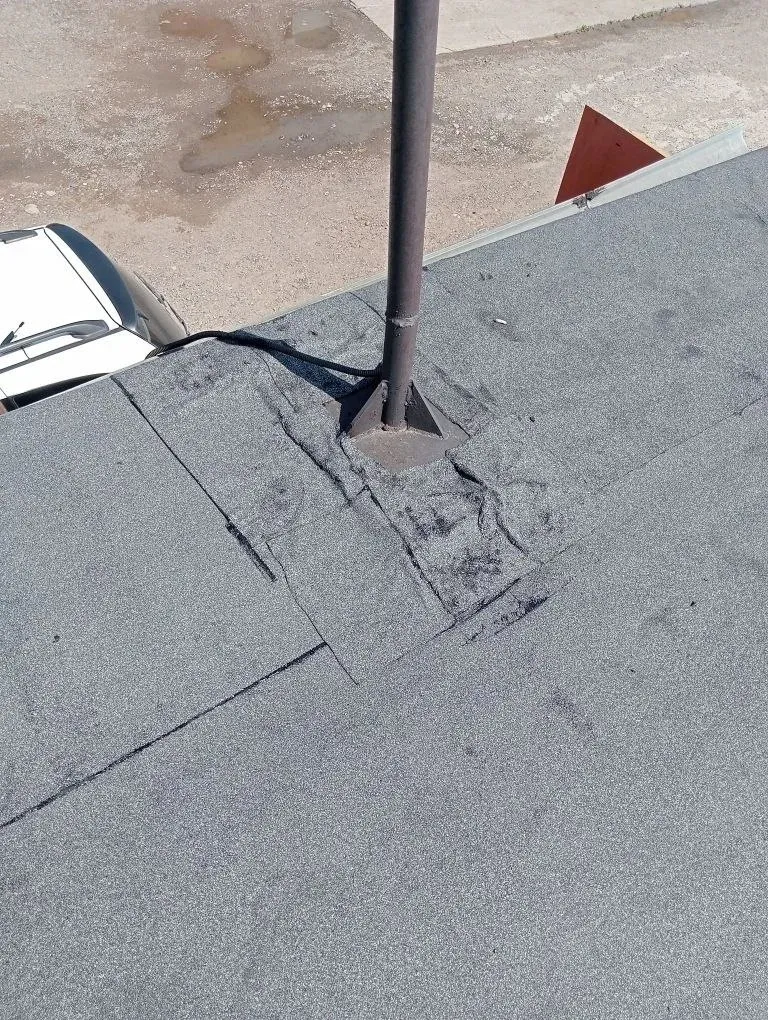 Ремонт наплавляемой кровли гаража в Красноярске — объект №5, бригада Дениса Краснова