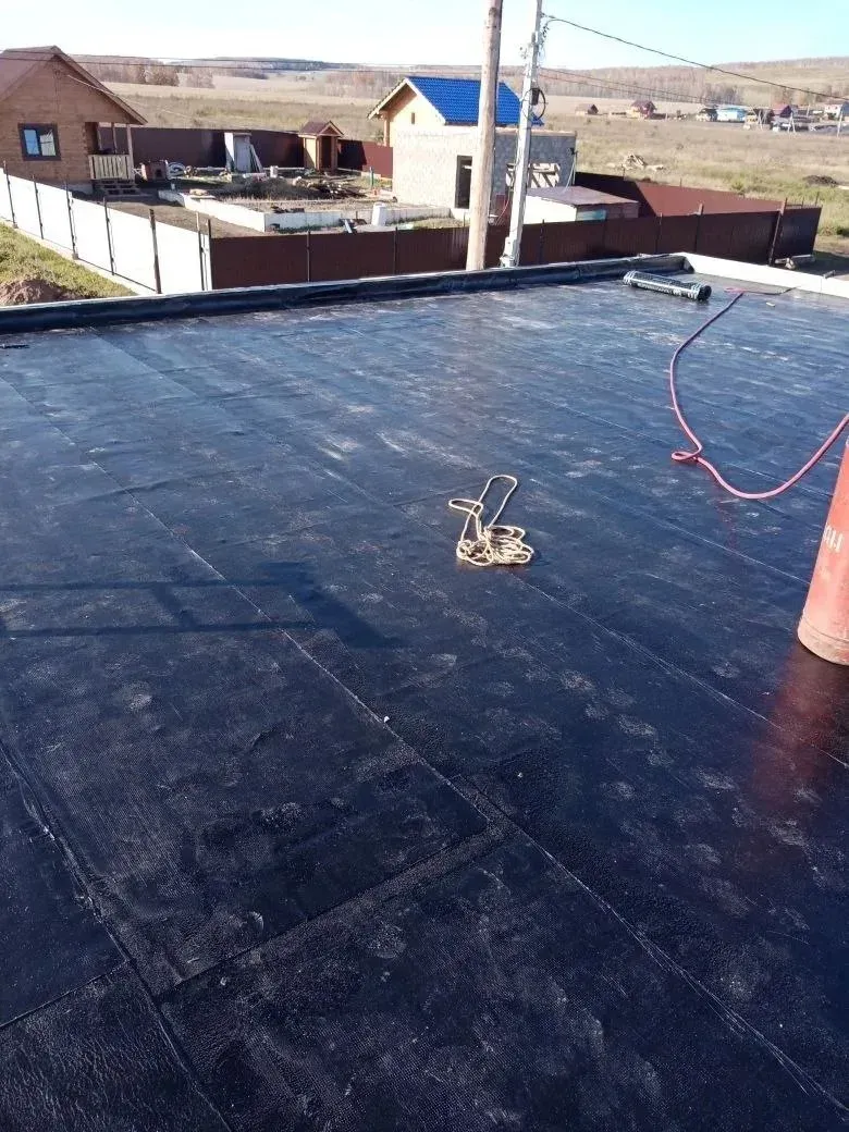 Ремонт наплавляемой кровли гаража в Красноярске — объект №7, бригада Дениса Краснова