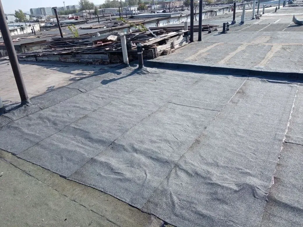 Ремонт наплавляемой кровли гаража в Красноярске — объект №9, бригада Дениса Краснова